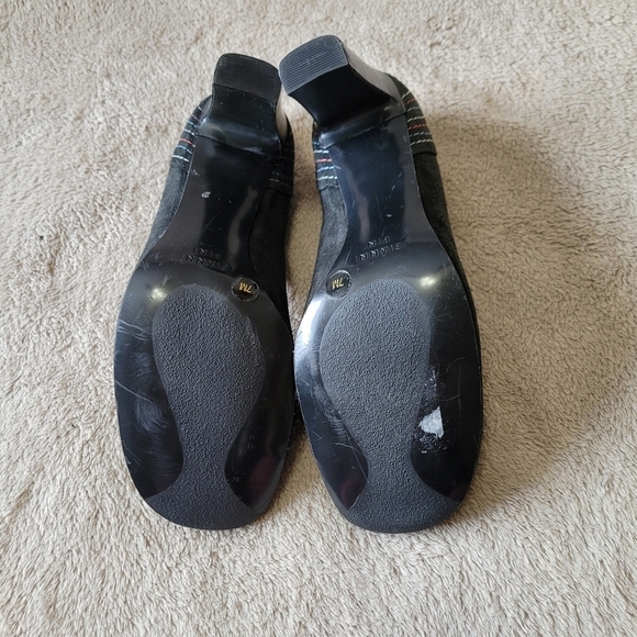 Gianni Bini square toe dark olive green heels size 7​ - Picture 10 of 12